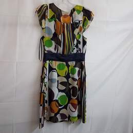 Anthropologie Moulinette Soeurs Multicolor Geometric Print Sheath Dress Size 8 alternative image