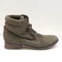 Steve Madden Maecie Olive Green Suede Lace Up Ankle Boots Women's Size 8.5 M image number 1