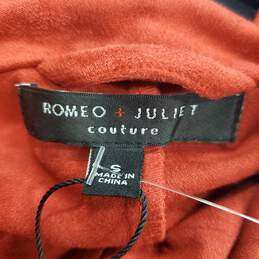 Romeo + Juliet Women Red Drape Jacket S NWT