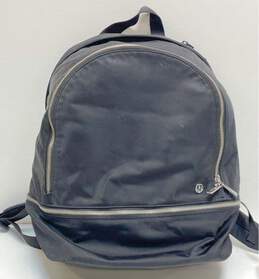 Lululemon Black Nylon Backpack Bag