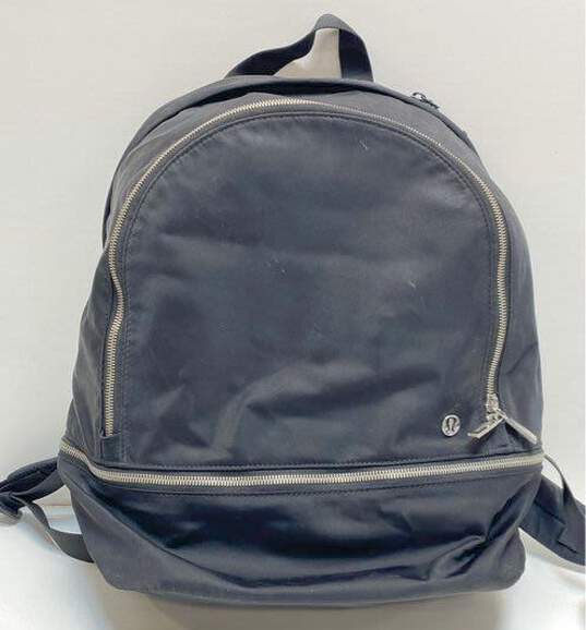 Lululemon Black Nylon Backpack Bag image number 1