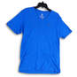 Mens Blue Regular Fit Stretch V-Neck Short Sleeve Pullover T-Shirt Size 5 image number 1
