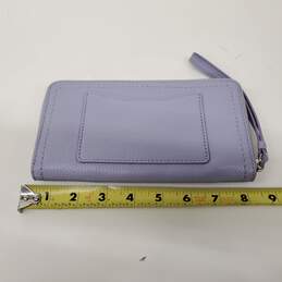 Marc Jacobs Purple Pebbled Leather Zip Around Wallet alternative image