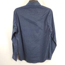 Michael Kors Men Blue Logo Button Up Shirt S NWT alternative image