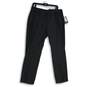 NWT PGA Tour Mens Black Flat Front Stretch Straight Leg Chino Pants Size 34X30 image number 1