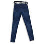 Womens Blue Denim Medium Wash 5-Pocket Design Skinny Leg Jeans Size 27 image number 2