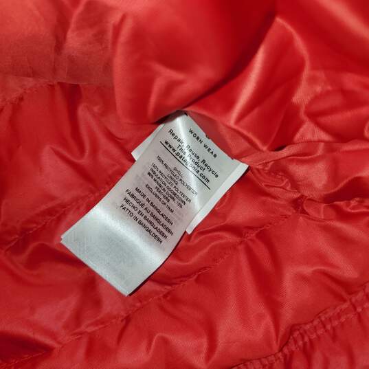 Patagonia Red Full Zip Puffer Jacket Men's Size L image number 4