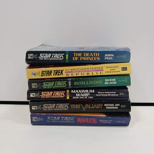 Bundle of 6 Assorted Star Trek Novels image number 3