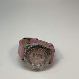 Designer Invicta Silver-Tone Adjustable Strap Round Dial Analog Wristwatch