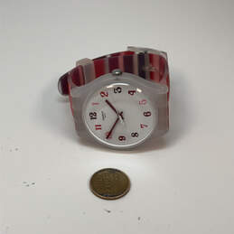Designer Swatch Swiss White Round Dial Adjustable Analog Wristwatch alternative image
