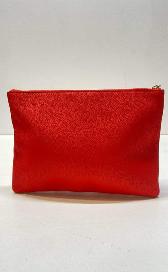 Kate Spade Larchmont Ave Logo Clutch Picnic Red image number 2