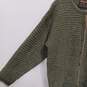 Vintage Woolrich Women's Dark Olive Heather 100% Wool Cardigan Size L image number 4