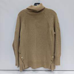 Michel Kors Tan Turtleneck Sweater Women's Size M alternative image