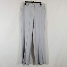 Adrianna Papell Women's Gray Striped Pants SZ 10 NWT