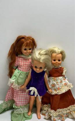 Hair Play Doll Ideal Vintage 1970's Ideal Dolls Lot Of 3 Hair Growing Dolls