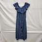 NWT Tommy Bahama WM's Chambray Blue Polyester Midi Dress Size S/P image number 1