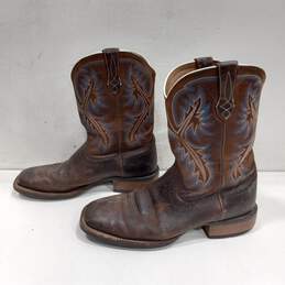 Ariat Leather Western Style Boots Size 10D alternative image