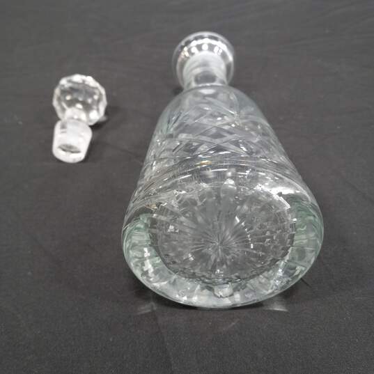 2PC Clear Crystal Decanters w/ Stoppers image number 7