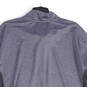 Mens Gray Mock Neck 1/4 Zip Long Sleeve Pullover Activewear T-Shirt Sz 2XL image number 4