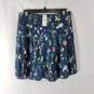 Ann Taylor Loft Women Navy Floral Mini Skirt NWT sz 0 image number 1