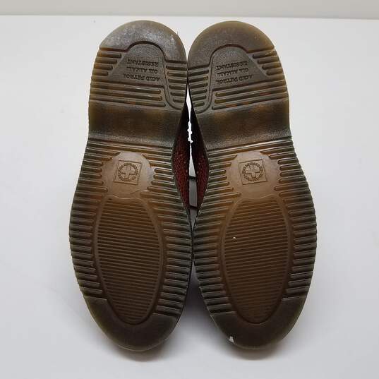 Dr. Martens Delphine Chestnut Coastal Boots Brogue Leather Women’s Size 7 image number 6