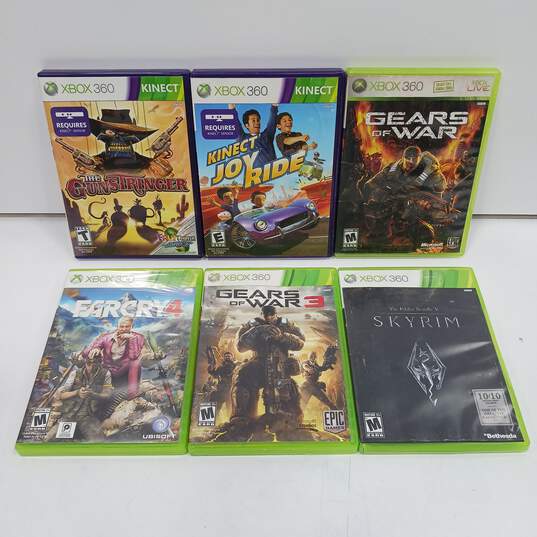 Bundle of 6 Xbox 360 Video Games (2 Kinect Games) image number 1