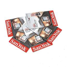 Sandisk Ultra 32GB SDHC UHS-I Card Lot of 5