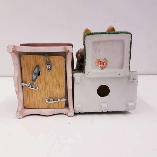 Vintage Ardalt  Japan Ceramic Figure  Music Box Grandpa image number 6