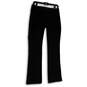 Womens Black Dark Wash Pockets Stretch Denim Bootcut Jeans Size 6/28 image number 1