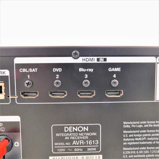 Denon AVR-1613 5.1-channel home theater receiver CIB image number 9