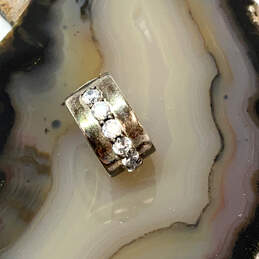 Designer Pandora P2 S925 ALE Sterling Silver CZ Stone Clip Beaded Charm