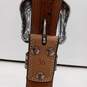 Nocona Brown Leather Belt Size 36 image number 3