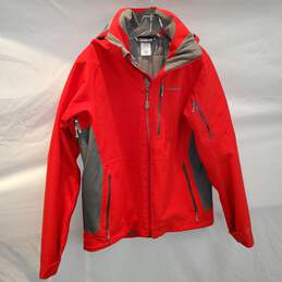 Patagonia H2No Full Zip Red Hooded Jacket Men's Size S