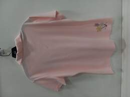 Women's Embellished Pink Golf Shirt Sz L alternative image