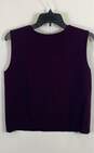 Diane Von Furstenberg Purple Sleeveless Blouse - Size 4 image number 4