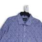 Lauren Ralph Lauren Mens Blue Floral Collared Button-Up Shirt Size 18 1/2 34/35 image number 3