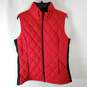 Calvin Klein Men Red Quilted Vest Jacket L image number 3