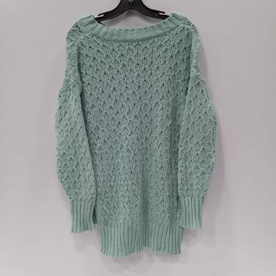 Seven Women's Mint Knit Sweater Size Small image number 1