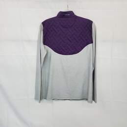 Annika Purple & Gray Full Zip Jacket WM Size M NWT alternative image