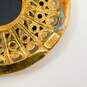 VNTG Art Nouveau Style Gold Tone & Gold Filled Onyx, Glass & Rhinestone Brooch Lot image number 3