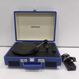 Crosley Portable Blue Turntable Model CR8005C-PR