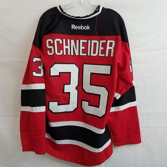 NHL New Jersey Devils Cory Schneider #35 Reebok Jersey Size 48 image number 2