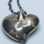 Tiffany & Co. Elsa Peretti Sterling Silver Authentic Curved Hearts Pendant 4.2g image number 3