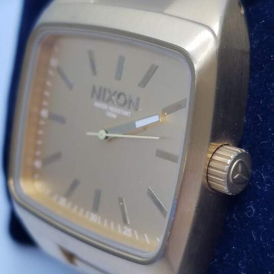 Nixon The Manual 37mm Show Don't Tell 10ATM W.R. Analog Men's Watch 133.0g image number 3