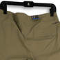 NWT Womens Green Slash Pockets Drawstring Active Fit Capri Pants Size 12 image number 4