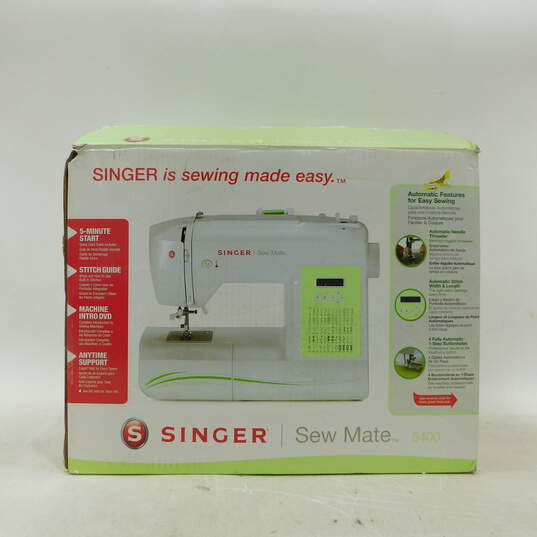Singer Sew Mate 5400 Computerized Sewing Machine W/ Pedal IOB image number 6