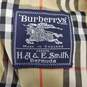 Burberrys England H.A. & E. Smith Bermuda Vintage Khaki Belted Trench Coat Men's Size 52R AUTHENTICATED image number 4