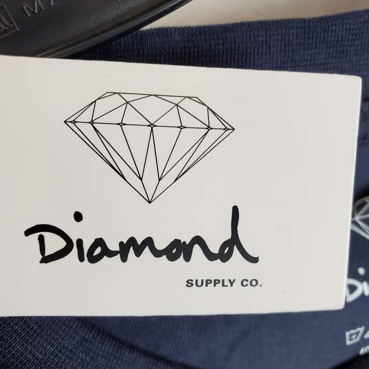 Diamond Supply Men Navy Blue T Shirt XL NWT image number 4