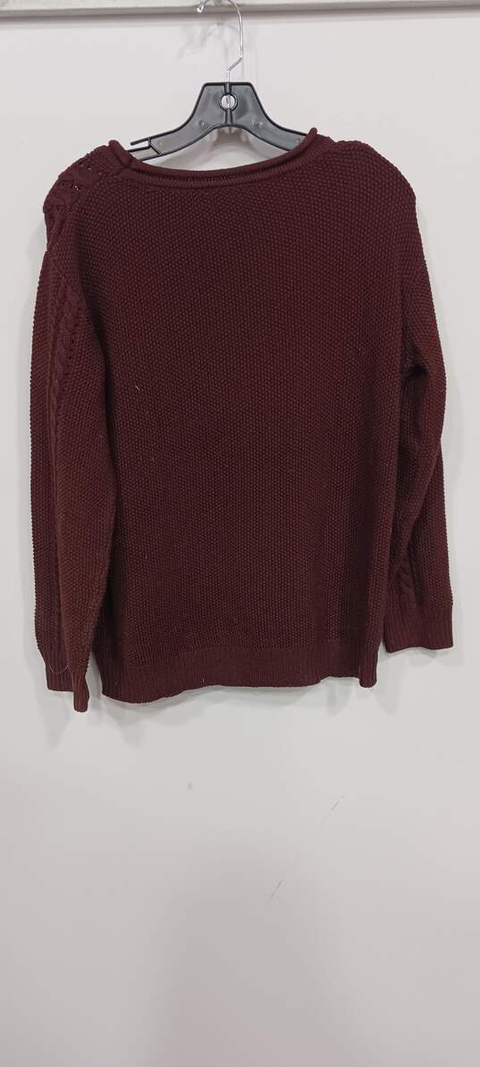Buy the Men's Lucky Brand Burgundy Sweater Size S