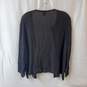 Eileen Fisher Black Button Up Cardigan Size L image number 2